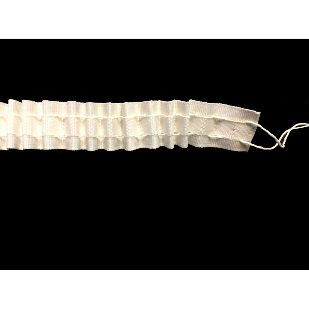 Gordijnband, plooiband, 30 m, lint, knetsch, vouwband, universele band