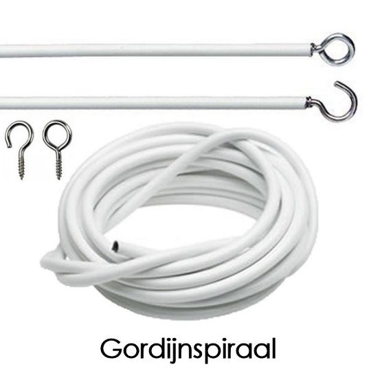 Gordijn spiraal setje