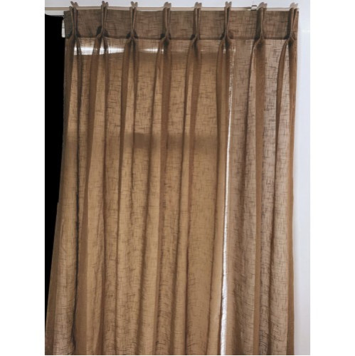 Inbetween Gordijnen Linnenlook Cappucciono Taupe – Luxe Structuur €19,95 p/m Gratis Op Maat