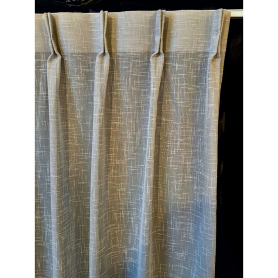 Inbetween Gordijnen Linnenlook Grijs – Luxe Structuur €19,95 p/m Gratis Op Maat