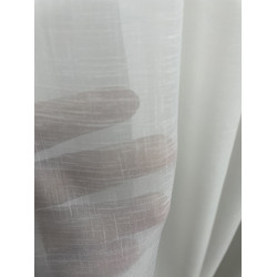 Inbetween Gordijnen Linnenlook Wit – Fijne Structuur €19,95 p/m Gratis Op Maat